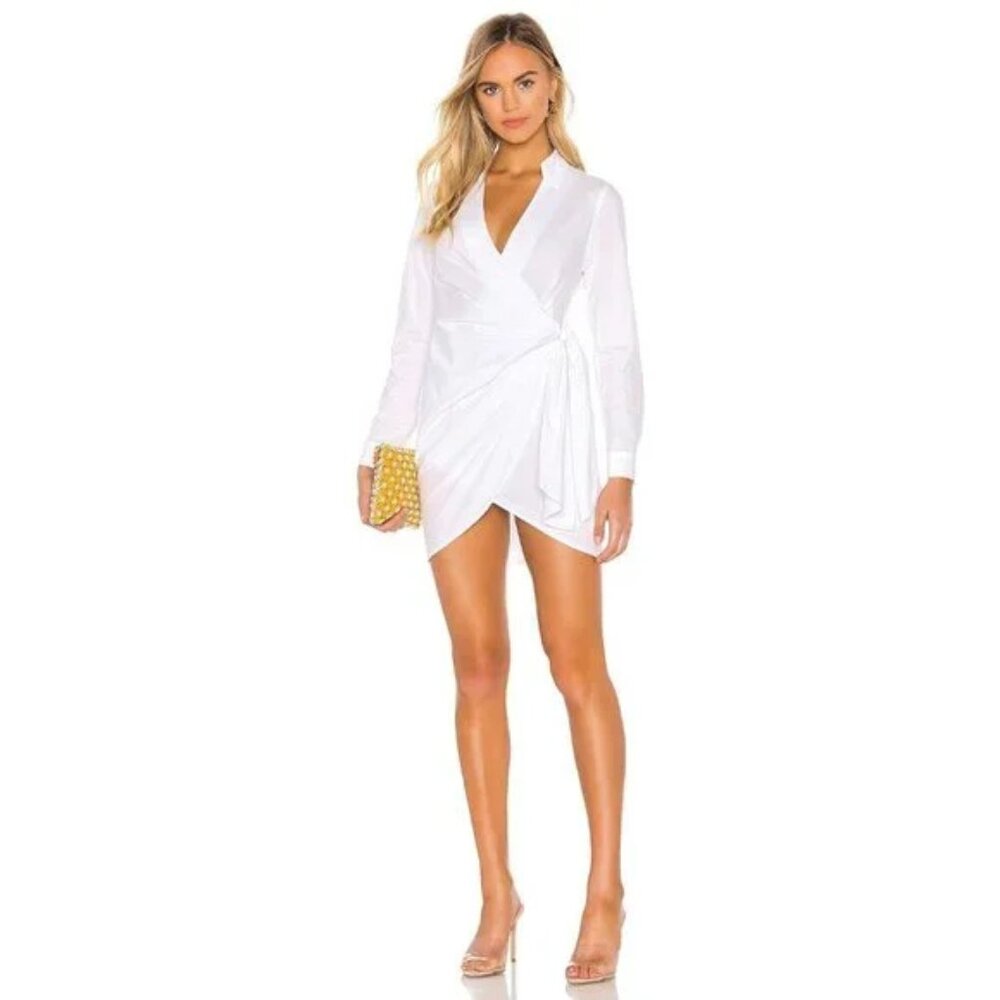 superdown Sophie Draped Mini Dress